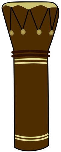 Vector illustration of drum