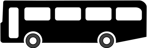 Vector símbolo de autobús