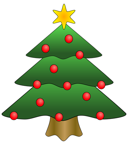 Vánoční strom vektor