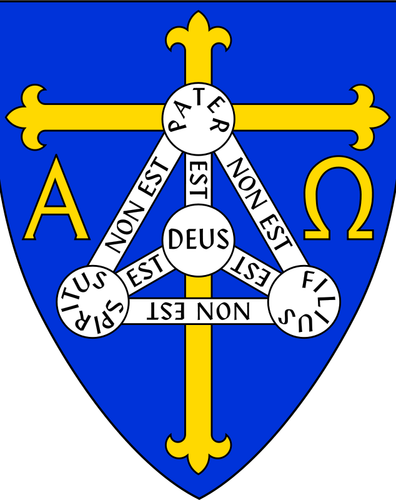 Векторное изображение герба Англиканской епархии Тринидад