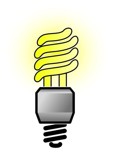 Immagine vettoriale energy saver lightbulb