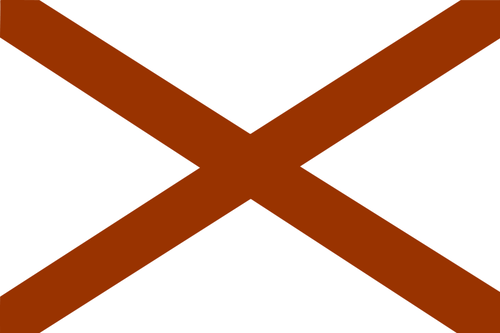 矢量剪辑艺术旗帜的阿拉巴马州