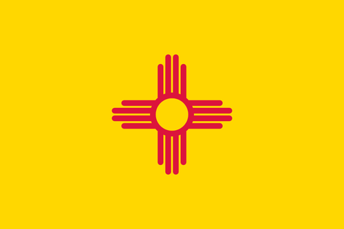Vektor bendera New Mexico
