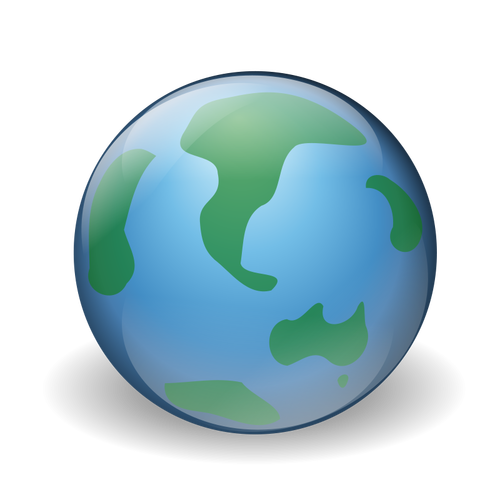 Maapallon vektorikuva