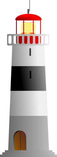 Vektor-Illustration eines Leuchtturms