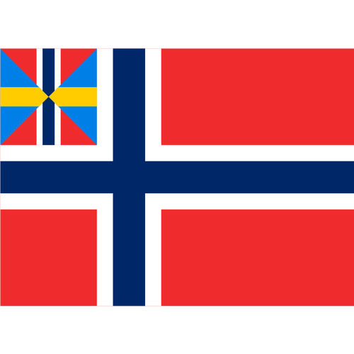 ノルウェー連合の旗