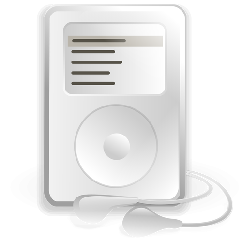 RhythmBox MP3 muziek speler vector afbeelding