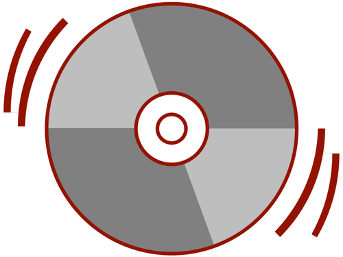 Gambar CD vektor