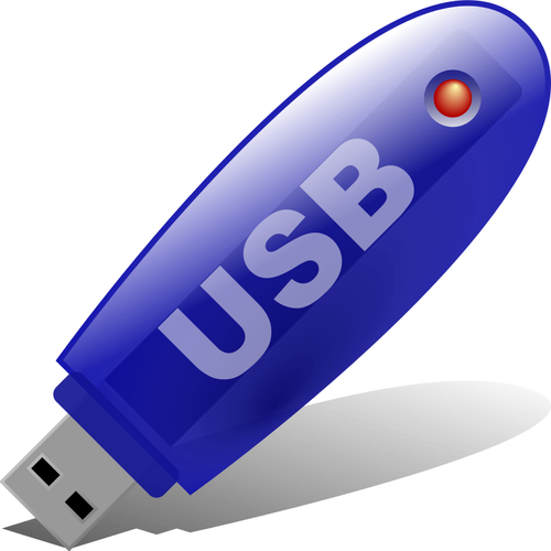 USB-geheugen stick vectorafbeeldingen