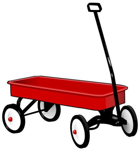 Ilustración de vector de carro de juguete