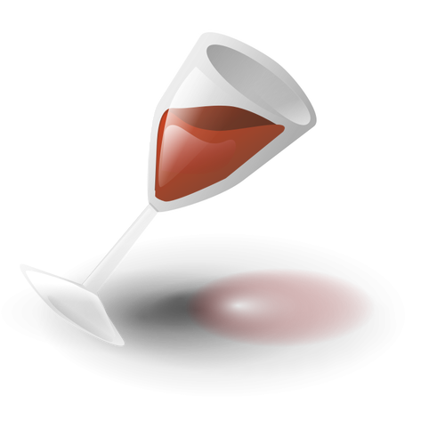Ilustraţie de vector pahar de vin