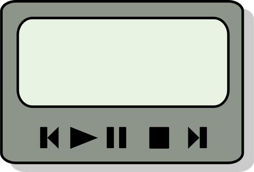 Imagem vetorial de zinf audio player