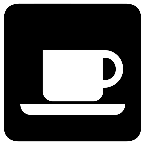 Vektor ikon for kaffe