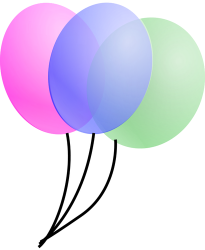 Disegno vettoriale di baloons