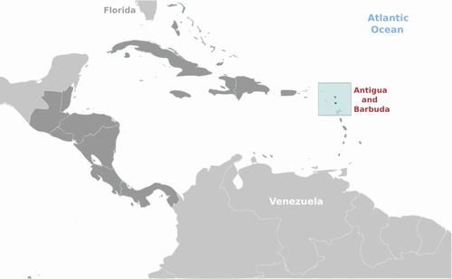 Antigua i Barbuda lokalizacji obrazu