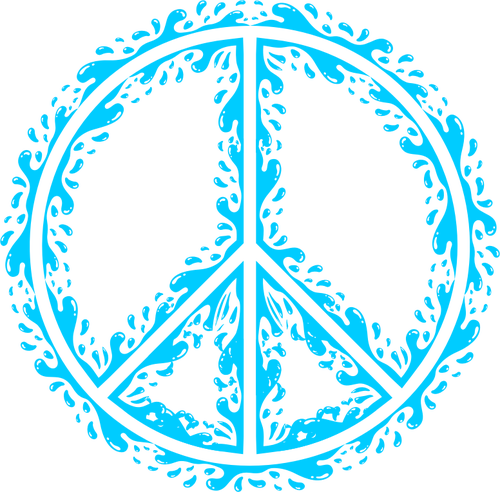 Peace sign outline