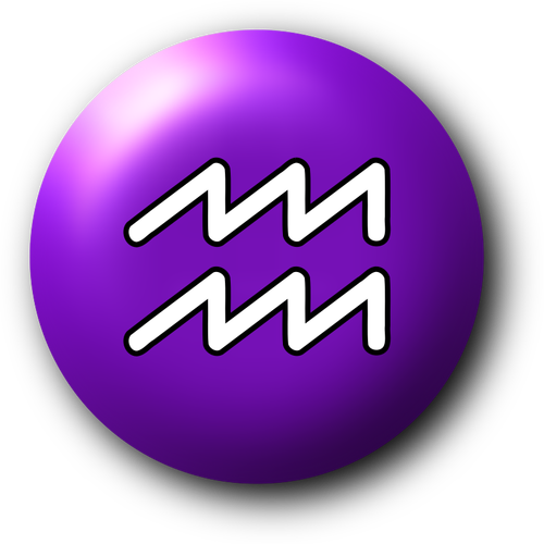 Symbol Vodnář fialové