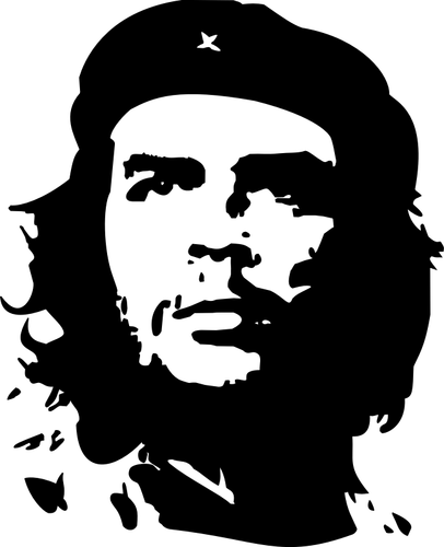 Che Guevara portrét vektorový obrázek