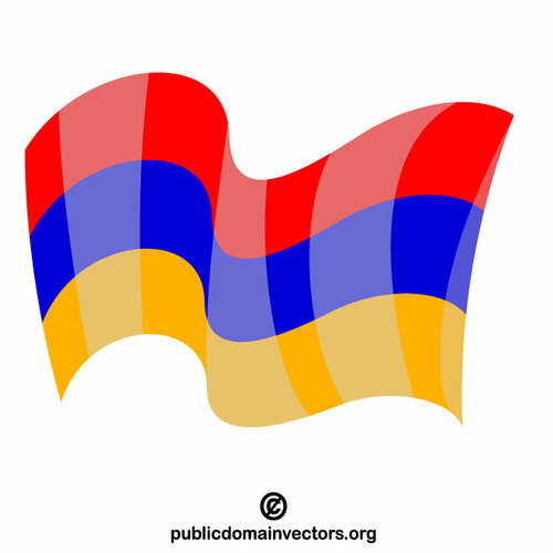 Effet d’agitation du drapeau arménien