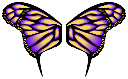 Kleurovergang vlinder afbeelding