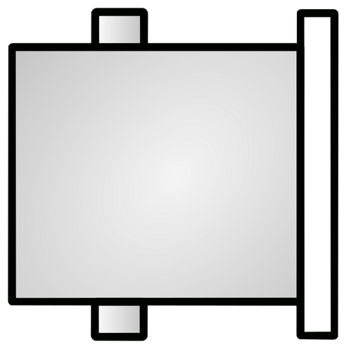 Штекер BNC женского векторное изображение