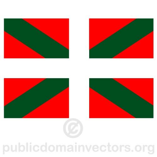 Basque vector flag