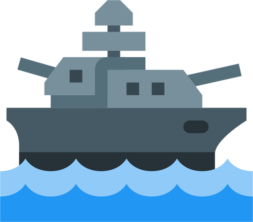 Çizim savaş gemisi