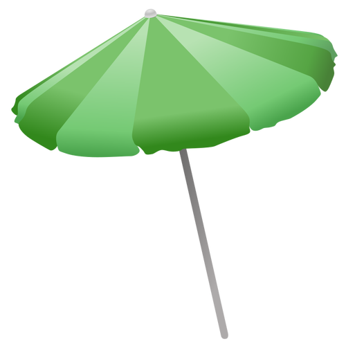 Strand paraplu vector illustraties