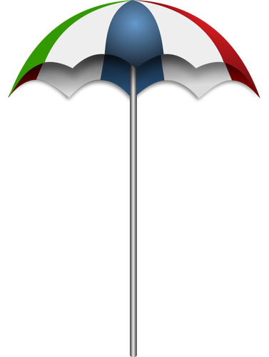 Beach Umbrella-Vektor-Bild