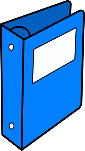 Vektor Klipart modrou páčku pákových souboru