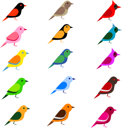 Diversi uccelli