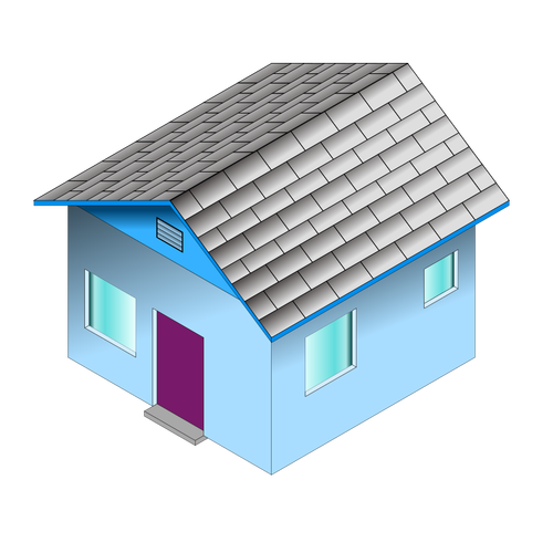 작은 푸른 집