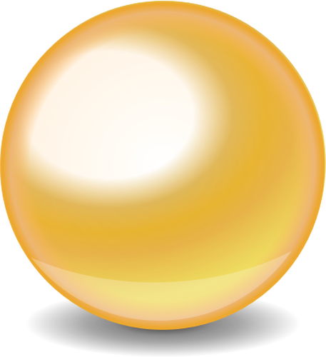 Dibujo vectorial de balón de oro