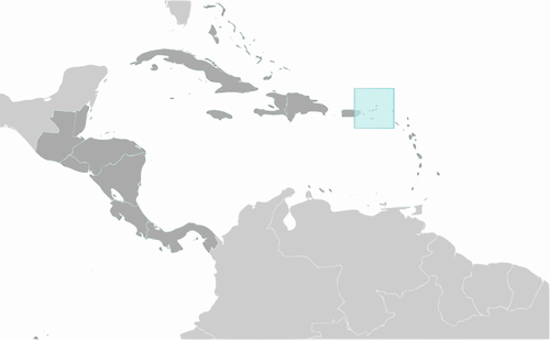 Insulele Virgine Britanice vector de poziţie