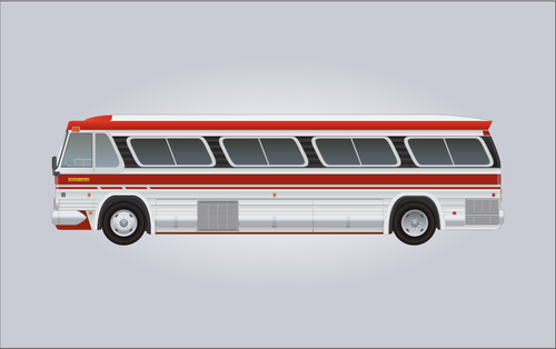 GM PD-4106 buss vektorbild