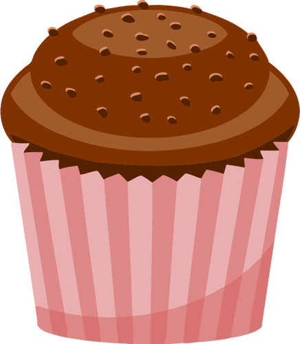 チョコレートのカップケーキ