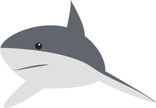 Imagem de tubarão desenho animado