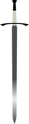 Vector clip art of long Celtic sword