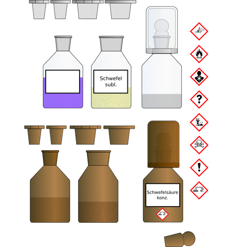 Chemical bottles