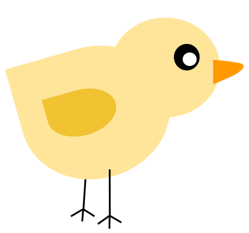 Pasen chick vector afbeelding