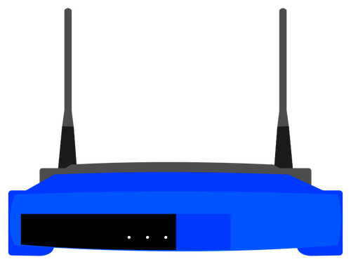 Linksys SE2800 trådlös router vektorbild