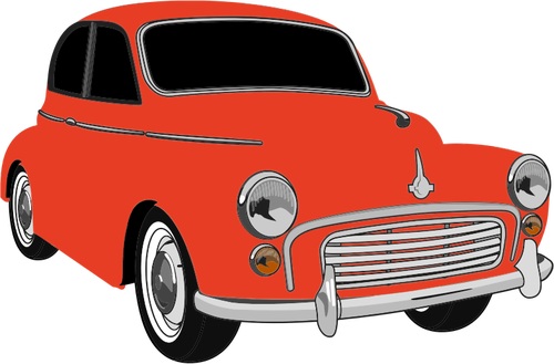 Carro vermelho clássico