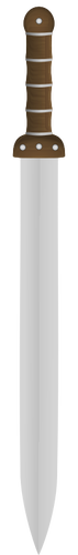Clipart vectorial de largo Espada Vikinga
