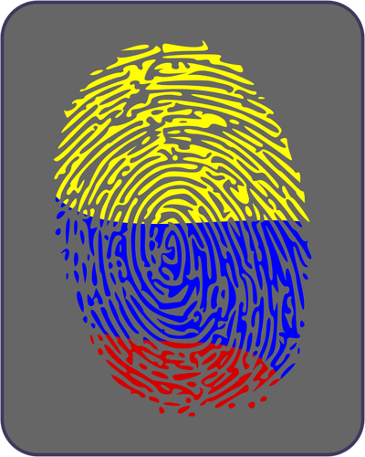 Fingerprint vektorbild