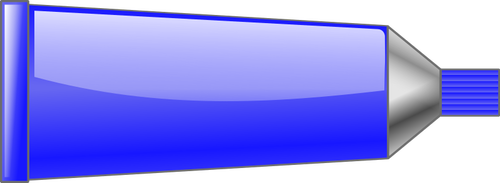 Векторная иллюстрация синий цвет трубки