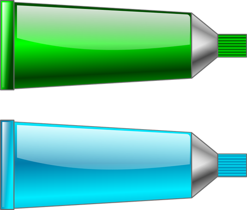 矢量图像的绿色和青色的颜色管