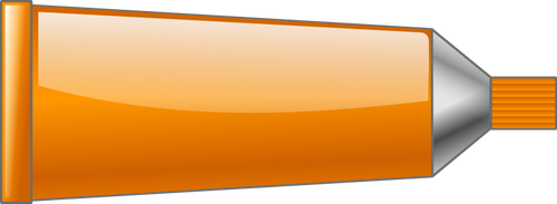 Vektortegning oransje farge-rør