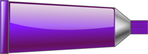 Vector image of purple colour tube