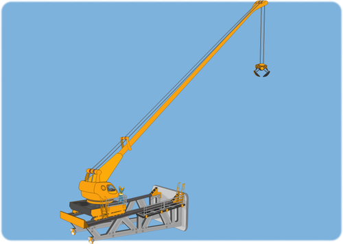 Vektor ilustrasi tinggi Crane