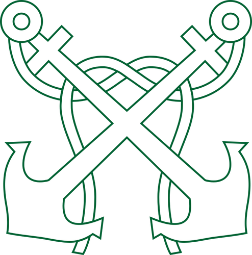 Crossed anchors